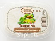 Творог м.д.ж. 9% 200г Деревня сыроваров