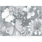 Холст на картоне с эскизом Сонет "Бабочки", 30*40см