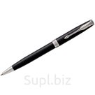 Ручка шариковая Parker "Sonnet Black Lacquer CT" черная, 1,0мм, поворот., подар. уп.