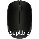 Мышь Logitech B170 черный оптическая (1000dpi) беспроводная USB для ноутбука (2but)