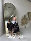 Платье с акцентным воротником в корейском стиле. Артикул 084