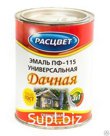 Эмаль Дачная Расцвет серебряный дождь 0,9кг., 1уп =14шт