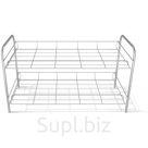 Полка для обуви Sheffilton SHT-639-2, 650*310*380мм, 2 полки, металл, хром, ПЛТ-154-2
