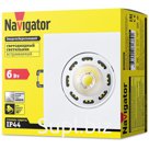 Встраиваемый светодиодный светильник Navigator 71 389 NDL-PS2-6W-840-WH-LED(95x95)