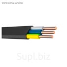 Кабель "Кабэкс", ВВГ-Пнг(А)-LS, 3х4 мм2, бухта 45 м, черный