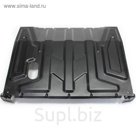 Защита картера и КПП АвтоБРОНЯ для Lada 2110 (V - 1.6) 1995-2007, штатный крепеж, сталь, 1 мм, 1.06018.1.1