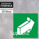 Знак Е 18 «ГОСТ Р 12.4.026-2001 »Открывать движением от себя, самоклеящийся
