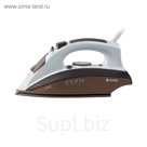 Утюг Vitek VT-1201 BN, 2200 Вт, керамическая подошва, паровой удар, коричневый