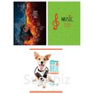 Тетрадь для нот 16л., А4, на скрепке ArtSpace (вертик.)