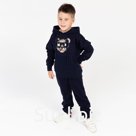 Брюки для мальчика, цвет синий, рост 128 см