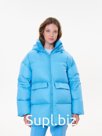 Куртка-пуховик женский, цвет голубой AW23-KUZ203