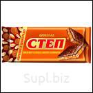 Шоколад молочный "Степ" с овсяным печеньем, арахисом и карамелью 100г; Славянка