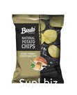 ЧИПСЫ ИЗ НАТУРАЛЬНОГО КАРТОФЕЛЯ CО ВКУСОМ БОРОВИКА. 
Состав: картофель, масло растительное, ароматизатор «Боровики» (мальтодекстрин, соль, сухая молочная сывор…