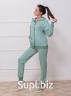 Костюм спортивный трехнитка WE ARE FAMILY оливковый фисташковый. Артикул: АРК006-2021-068