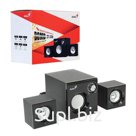 Колонки GENIUS SW-2.1 370, 2.1, 8 Вт, дерево, чёрный, 31731067100