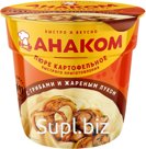 Картофельное пюре "Анаком" в стаканах (40 гр) с грибами и жареным луком