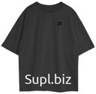 Kultlab Мужская футболка Oversize Logo, Черная Размеры