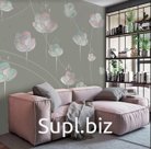 Фотообои флизелиновые встык "Цветы" 8,1 м2, 300х270 см, моющиеся обои на стену, обои флизелиновые