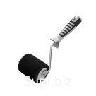 Валик для шпаклевки, ролик 100 мм, черный нейлон 18 мм, двухкомпонентная ручка, АКОР Профи