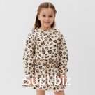 Костюм детский (свитшот и юбка) KAFTAN Leo love, размер 28 (86-92 см)