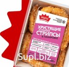 Стрипсы куриные обжаренные, замороженные ПФ, коробка, 280 г