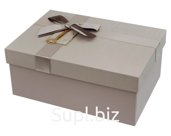 Коробка подарочная 19,5х13,5х7,5см Цвет: мокко