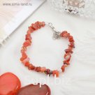 Браслет крошка 1 нить "Сердолик"