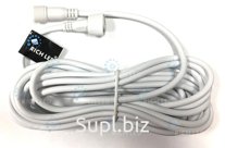 Удлинитель универсальный для гирлянд Rich LED, провод белый, для сеток и водопадов 3*2 м, 5 pin, RL-EC5-5-W