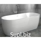 Ванна акриловая ABBER AB9219, 176х80х60 см, глубина 450 мм, белая