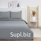 Комплект постельного белья LoveLife 1.5 сп Gray line 143*215 см, 150*230 см, 50*70 см -2 шт, страйп-сатин, 100%п/э