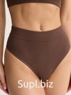 Трусы корректирующие с высокой посадкой (M/L 44-46, Шоколад)