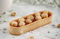 Тарт с фундуком и соленой карамелью (3 шт в упак). Вес 60 гр.