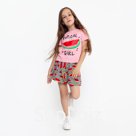 Костюм для девочки, цвет розовый, рост 104 см