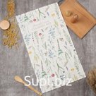 Полотенце «Этель» Wild flowers, 40×73 см, 100% хлопок, саржа 190 г/м²