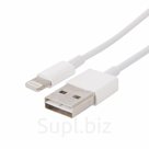 Кабель для iPhone 5/6/7 моделей  с 2-сторонним разъемом USB 1 м белый REXANT
