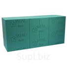 Флористическая губка VITAL для живых цветов / 1 шт