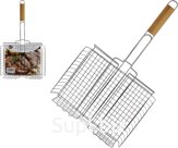 ATMIX deep grill grate 31x24x5.5 cm, length with handle 55 cm