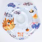 Надувной круг на шею для купания малышей Tiger Bird. Одна камера, одна погремушка, мягкий вн