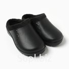 Галоши - сабо мужские утепленные, размер 45-46, чёрные