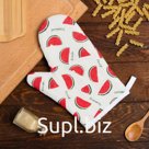 Варежка Доляна «Арбузы» 24×15 см, 100% п/э