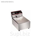 Фритюрница Gastrorag HEF-81A, настольный, 1 котел, 6 л, 1 корзина, серебристый
