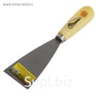 Шпатель малярный Hobbi, 50 мм, пружинно-рессорная сталь, ручка дерево