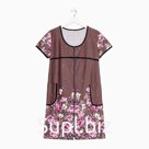 Халат женский, цвет пыльная роза, размер 54