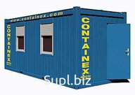 Офисно-бытовой 20 футовый блок-контейнер CONTAINEX.
* Размер 6 055 х 2 435 мм.
* з типа по высоте помещения.
* 3 типа по толщине утепления
* Сборно-разборная к…