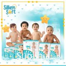 Silken Soft — подгузники детские 6 размеров оптом
