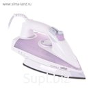 Утюг Braun TS715, 2300 Вт, алюминевая подошва, 40 г/мин, 400 мл, бело-фиолетовый