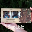 Подарочный набор "3 в 1 Три медведя" (Мармеладный мишка Таежный -90 гр, Мармеладный мишка Сосновый с шишкой -90 гр, Мармеладный мишка Сосновый с кедровыми орехами -90гр)