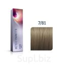 Wella Professionals Illumina Color стойкая крем-краска для волос, 7/81 блонд жемчужно-пепельный, 60 мл
