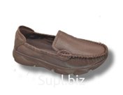 Мокасины Женские Темно-Коричневые