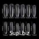 Nail Plastik Form System, Арочные верхние формы для наращивания ногтей №4, 120 шт